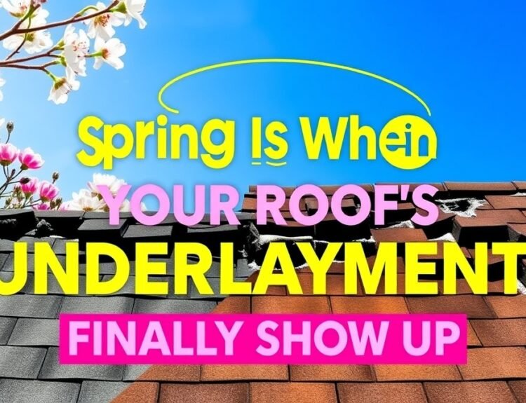 Spring Is When Your Roof's Underlayment Problems Finally Show Up