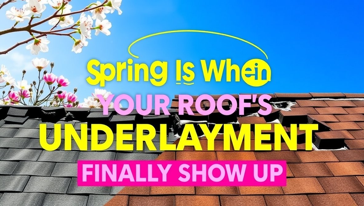 Spring Is When Your Roof's Underlayment Problems Finally Show Up
