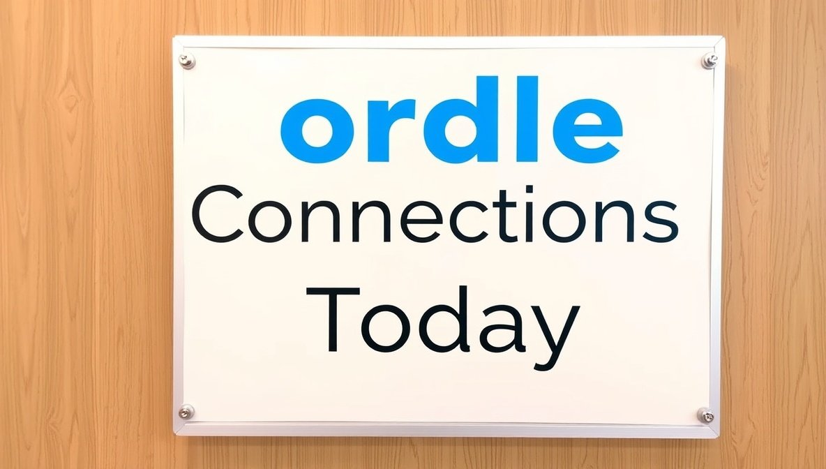 wordle connections today
